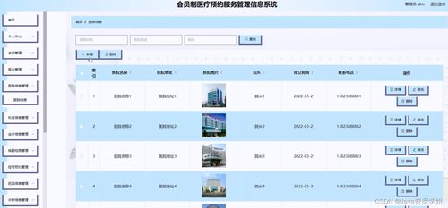 基于SpringBoot與Vue的會(huì)員制醫(yī)療預(yù)約服務(wù)管理信息系統(tǒng)集成